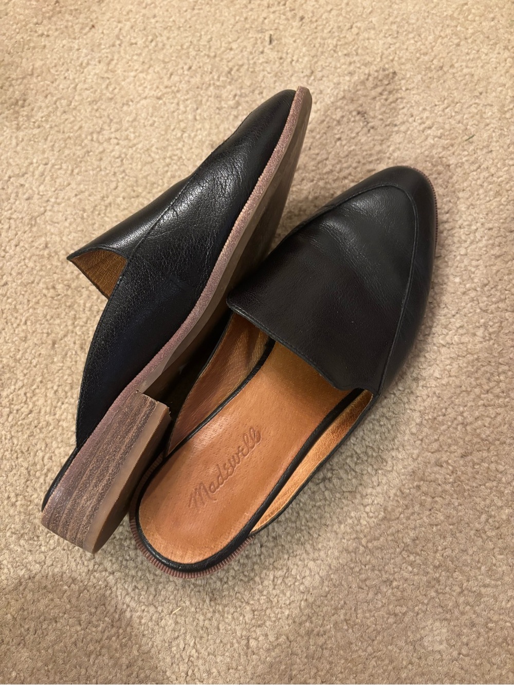 Madewell Frances Loafer Mule Black